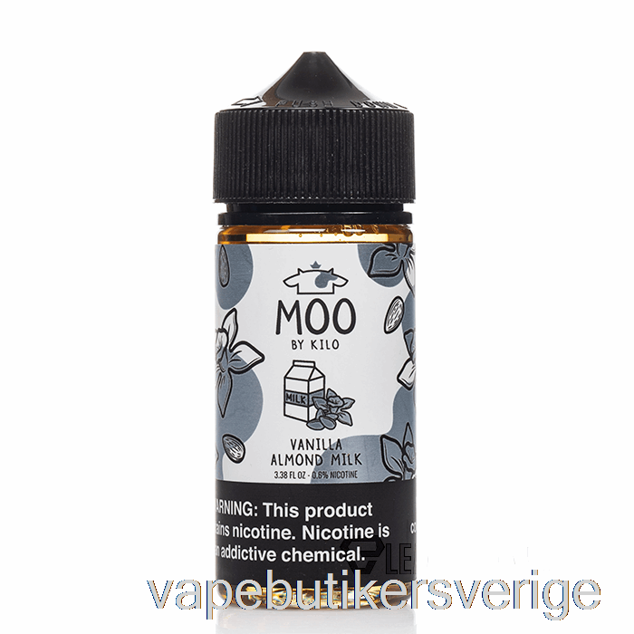 Vape Sverige Vanilj Mandelmjölk - Moo E-vätskor - 100ml 6mg